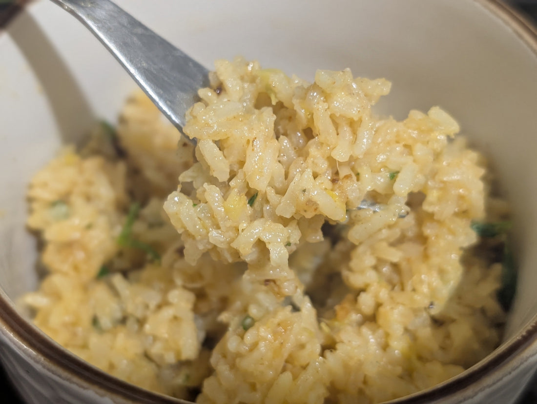 Aged Gouda Cheesy Rice