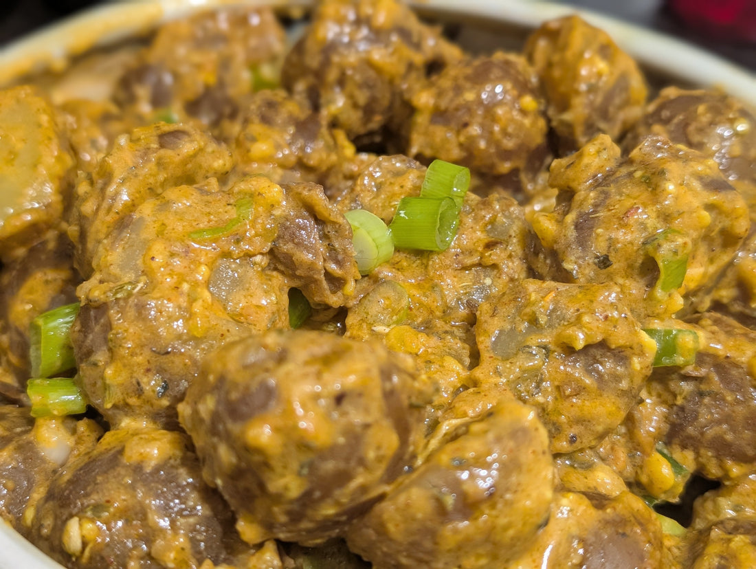 BBQ Egg Sauce Potatoes
