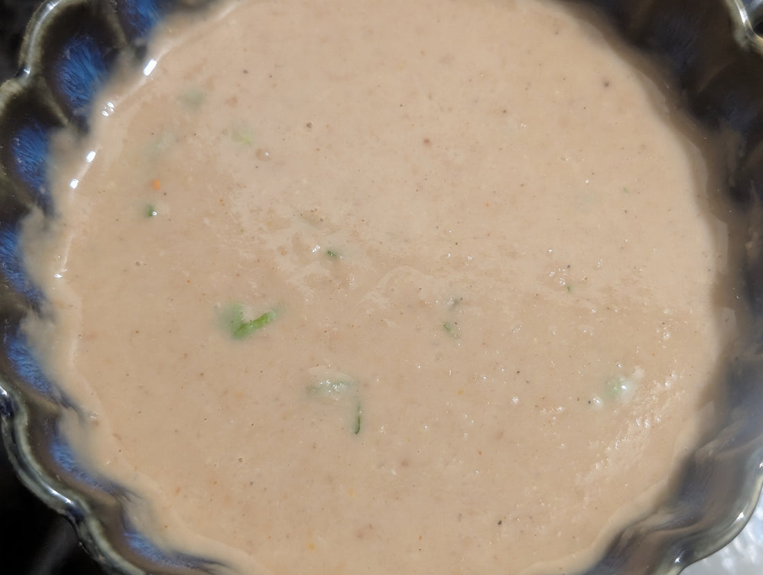 Smooth Pureed Pinto Bean Soup