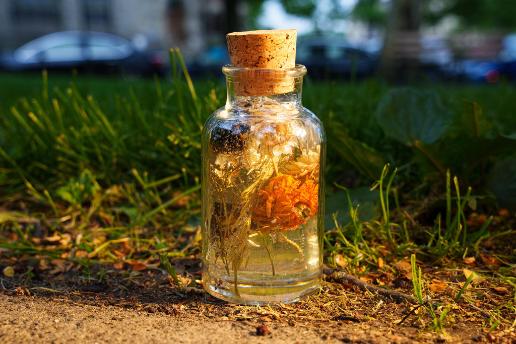 Flower Jar Art - Resin Shelf Decor __etsy:8130914409