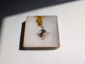 Purple Resin Jewelry - Lightweight Pendant - Bold and Simple Accessory __etsy:8089316270