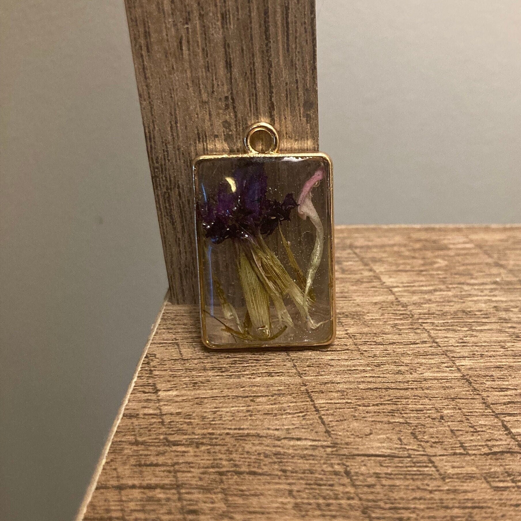 Vibrant Pressed Flower Necklace - Handmade Jewelry