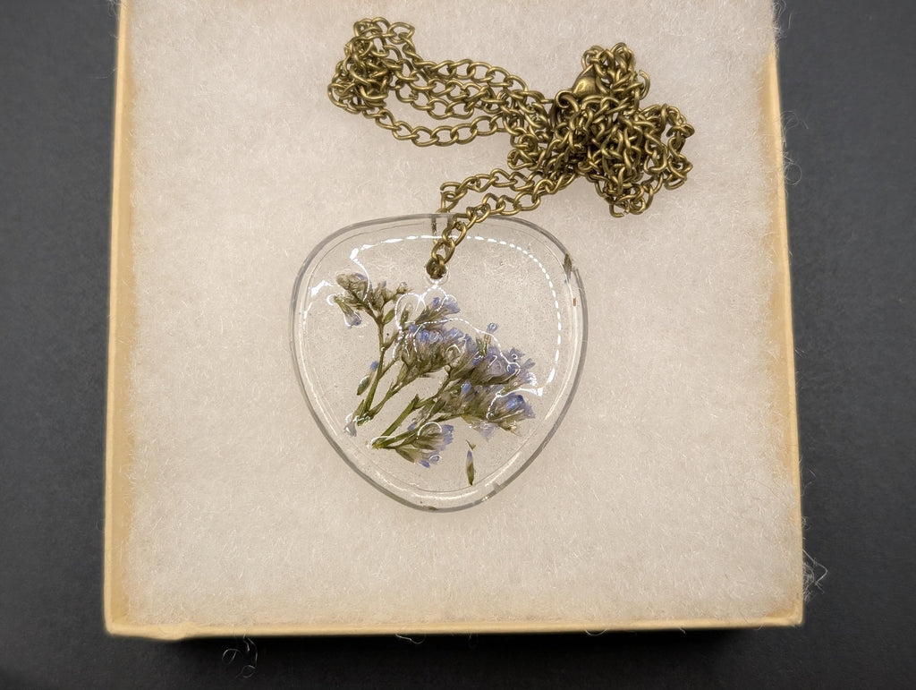 Light Purple Pendant - Upcycled Jewelry __etsy:7763580414