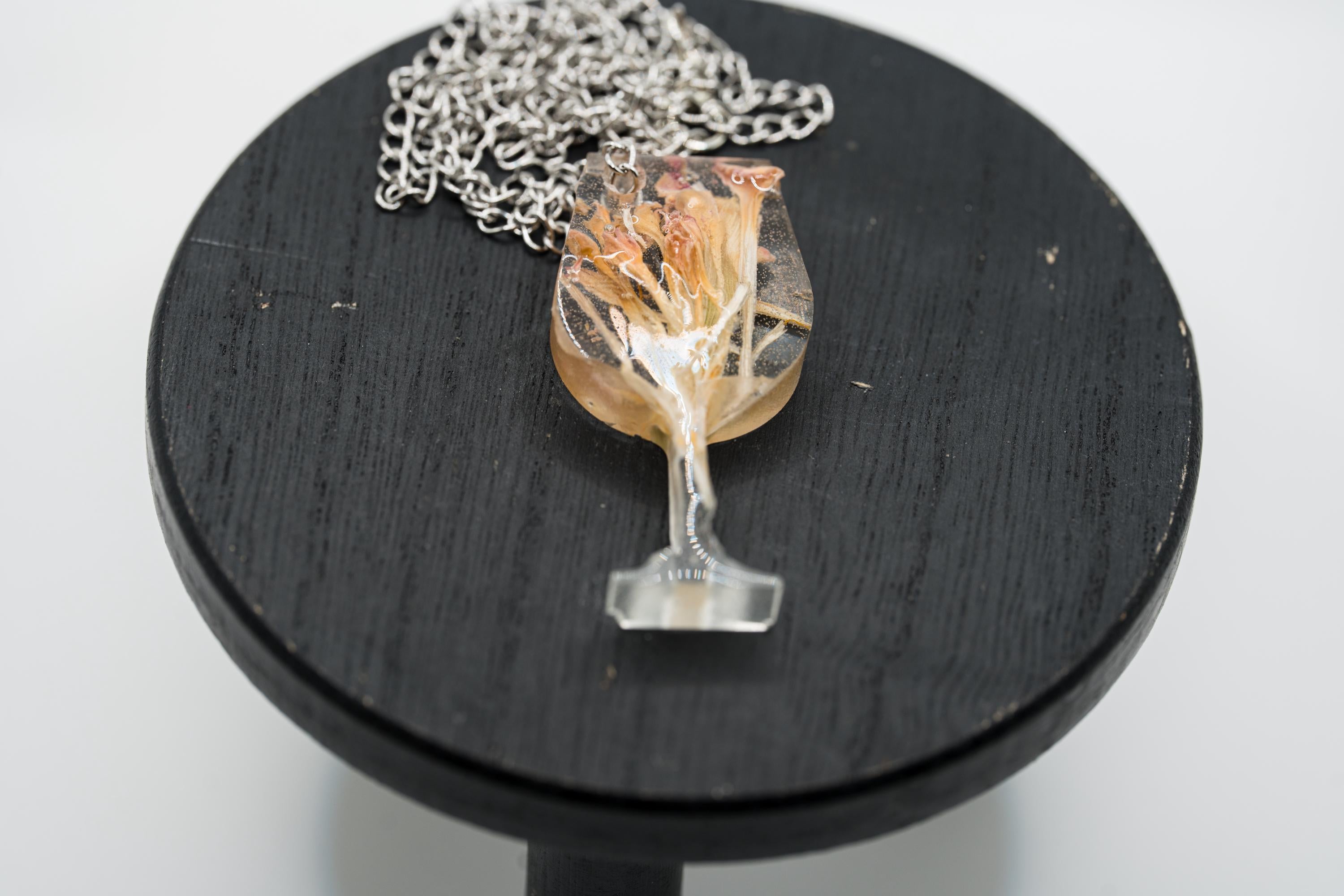 Resin Necklace - Nature Jewelry - Wine Lovers Gift __etsy:7864143712