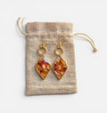 Dried Flower Earrings - Boho Jewelry