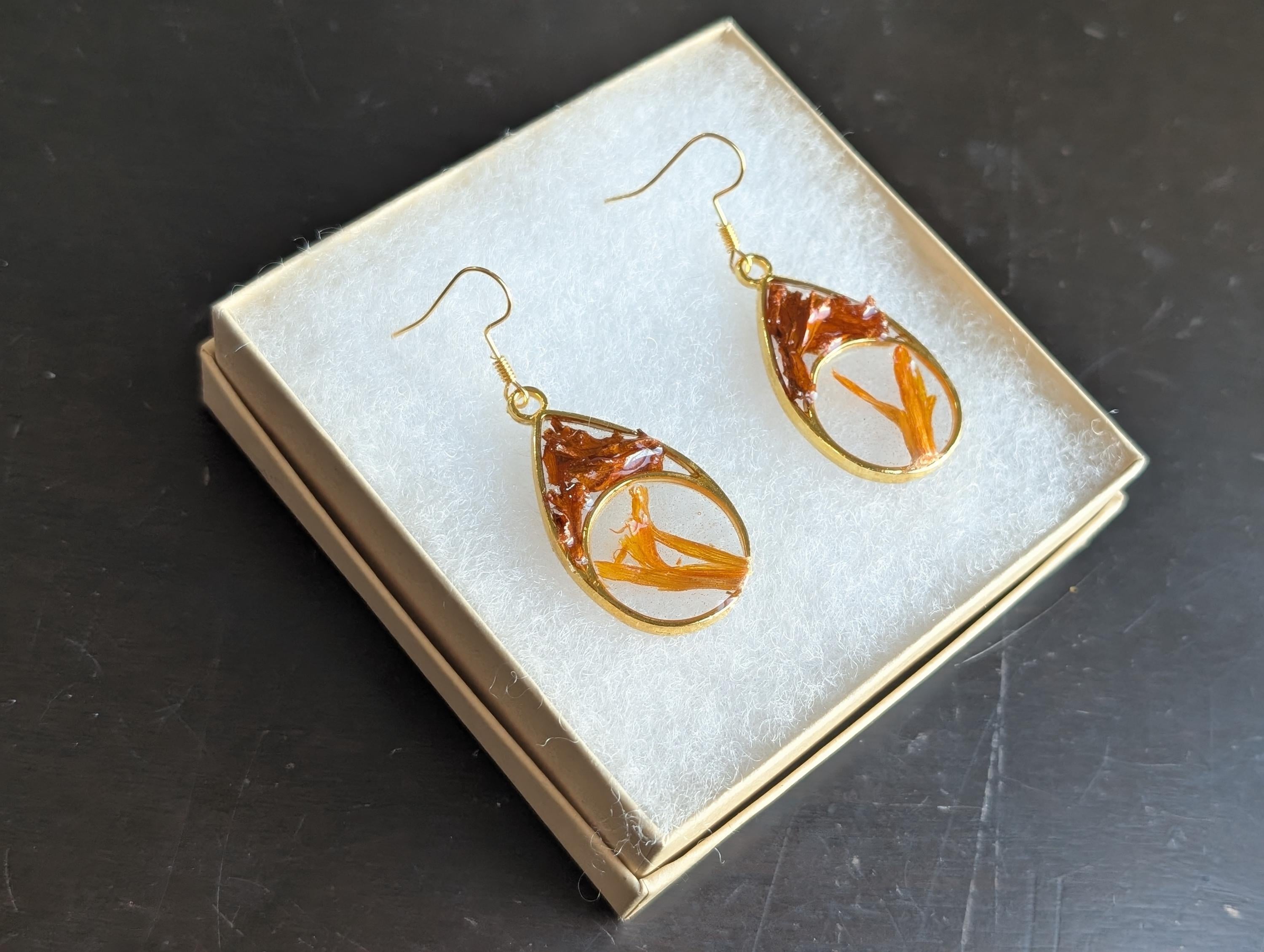Boho Resin Jewelry - Abstract Earrings