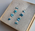Rocky Bright Blue Earrings - Beachy Jewelry