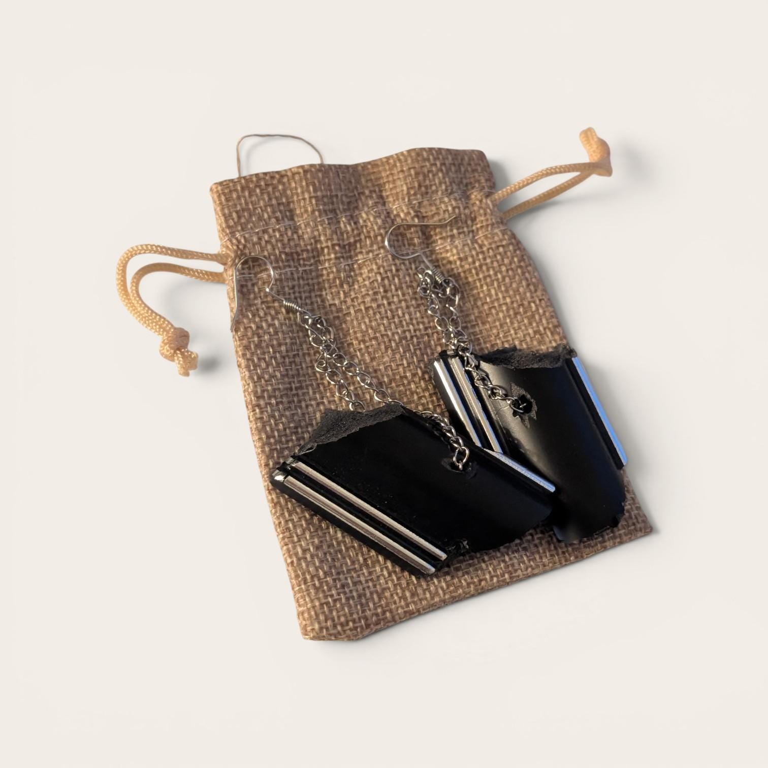 Asymmetrical Earrings - Upcycling Jewelry