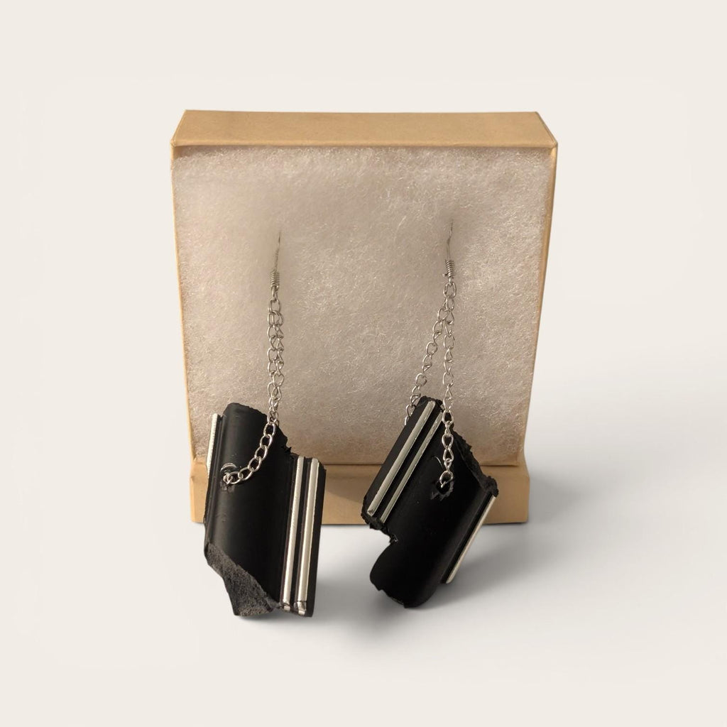 Asymmetrical Earrings - Upcycling Jewelry