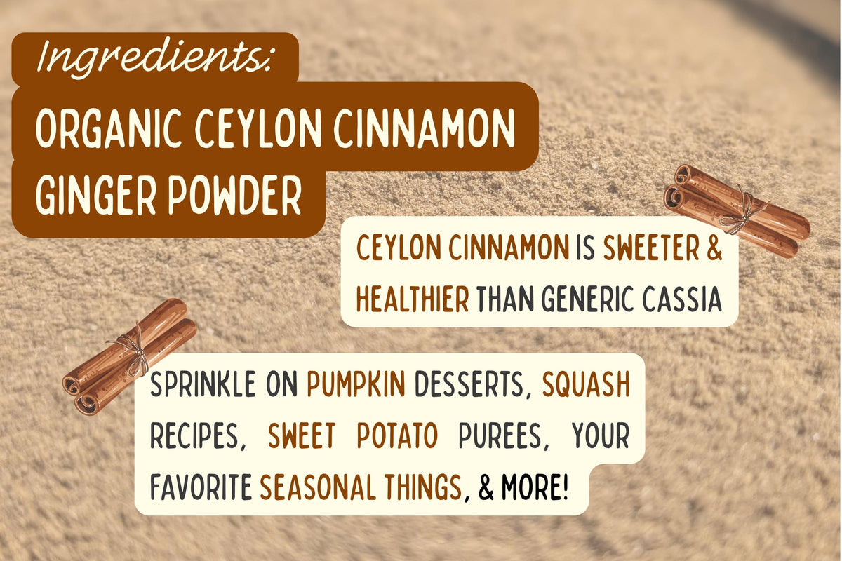 Ginger Cinnamon Seasonal Spice Blend - Baking Ingredient
