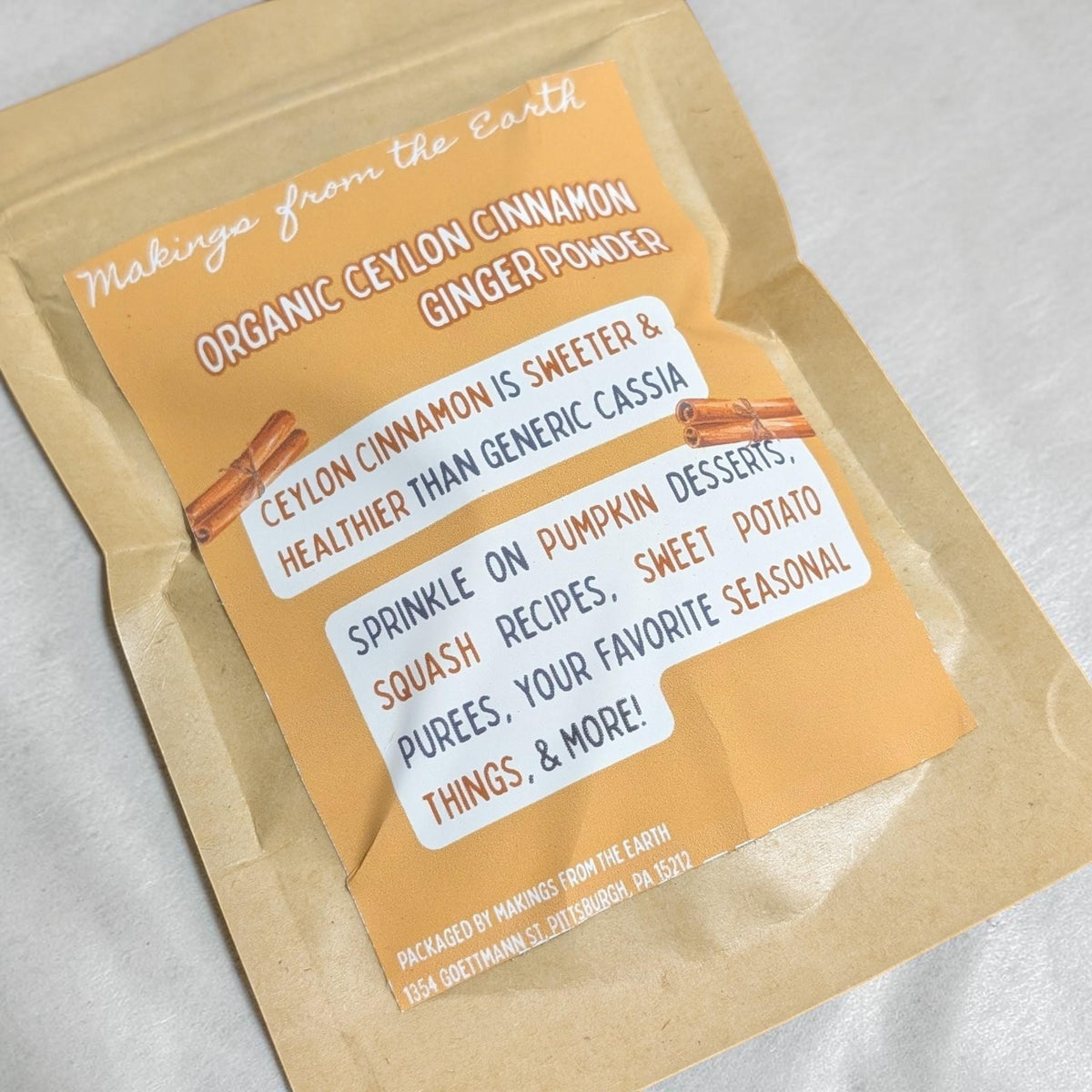 Ginger Cinnamon Seasonal Spice Blend - Baking Ingredient
