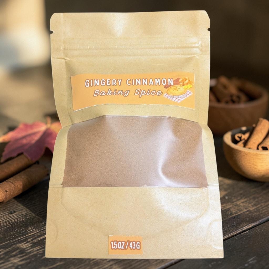 Ginger Cinnamon Seasonal Spice Blend - Baking Ingredient