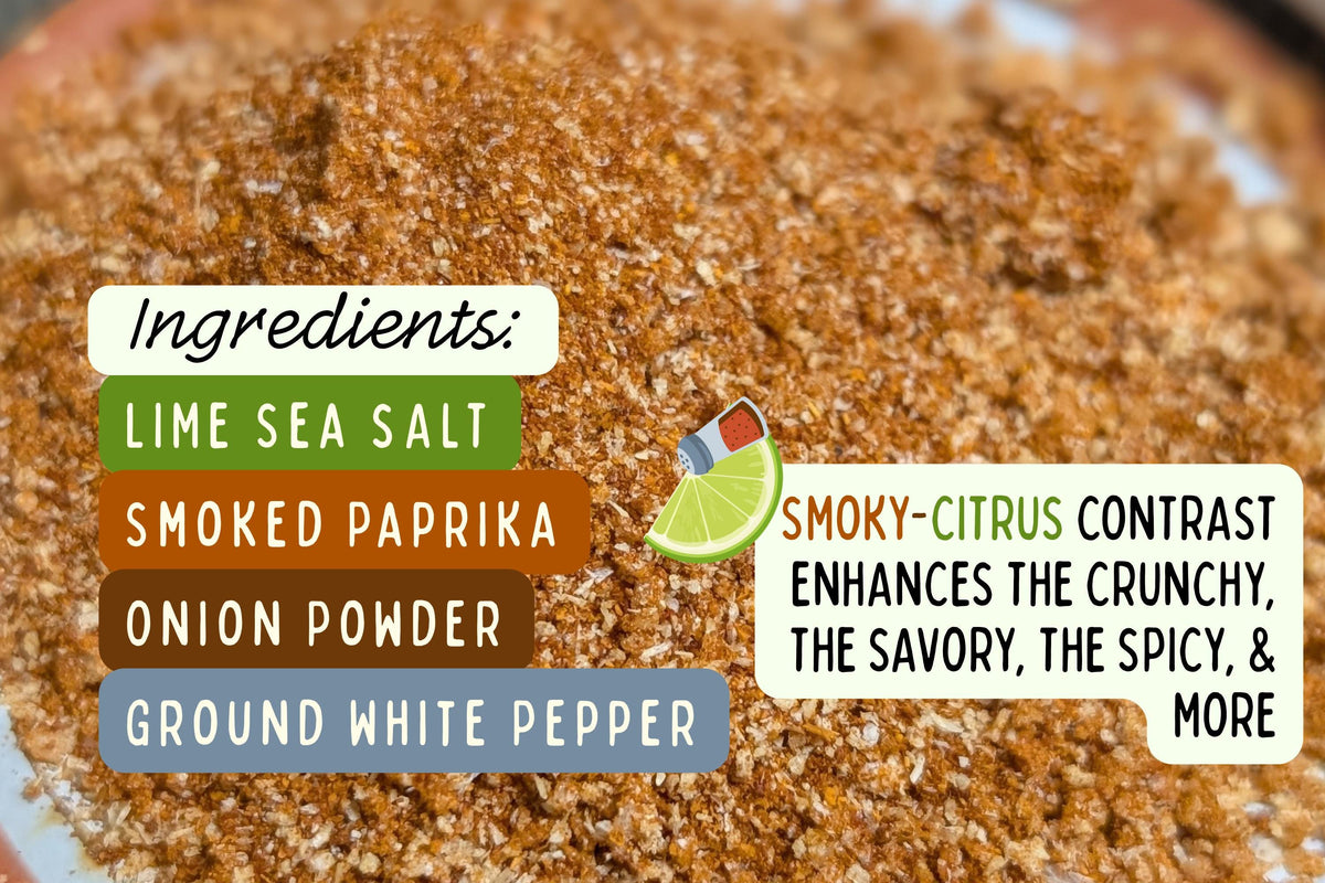Smoky Lime Salt Seasoning Blend - Homemade Spice Rub